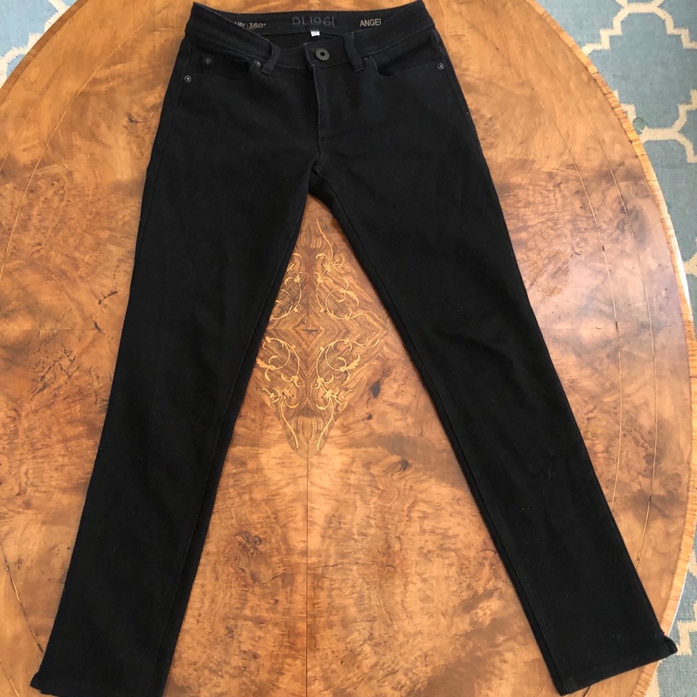 DL1961 straight legs black jeans
